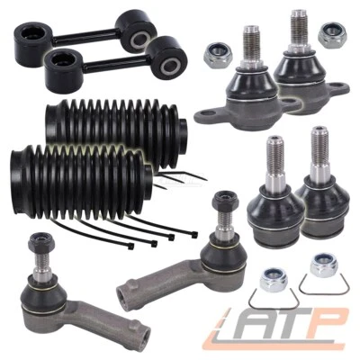 4X TRAGGELENK 2X KOPPELSTANGE 2X SPURSTANGENKOPF 2X LENKMANSCHETTE FÜR VW BUS T4 - Bild 1 von 4