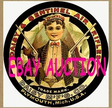 Daisy 20TH CENTURY Air Rifle BB Gun Early Hang Tag -Repro - Plymouth MI