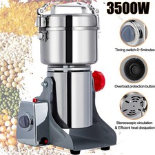 3500W Kr&auml;uterm&uuml;hle Getreidem&uuml;hle Elektrisch M&uuml;hle Maschine Kr&auml;uter Herbst Grinde
