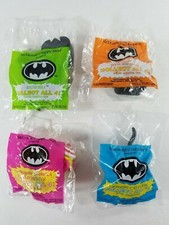 BATMAN MIP SET OF 4 MCDONALD'S HAPPY MEAL COMPLETE SET 1991