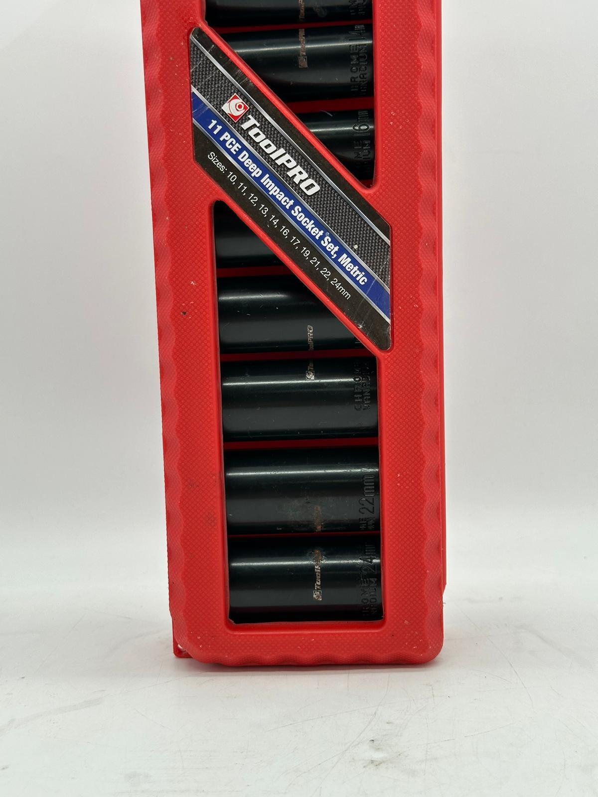 ToolPRO Deep Impact Socket Set Metric 11 Piece (Preowned
