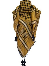 SL Rust Dark Blue Shemagh Head Scarf Arab Neck Wrap Cotton Army Face Cover