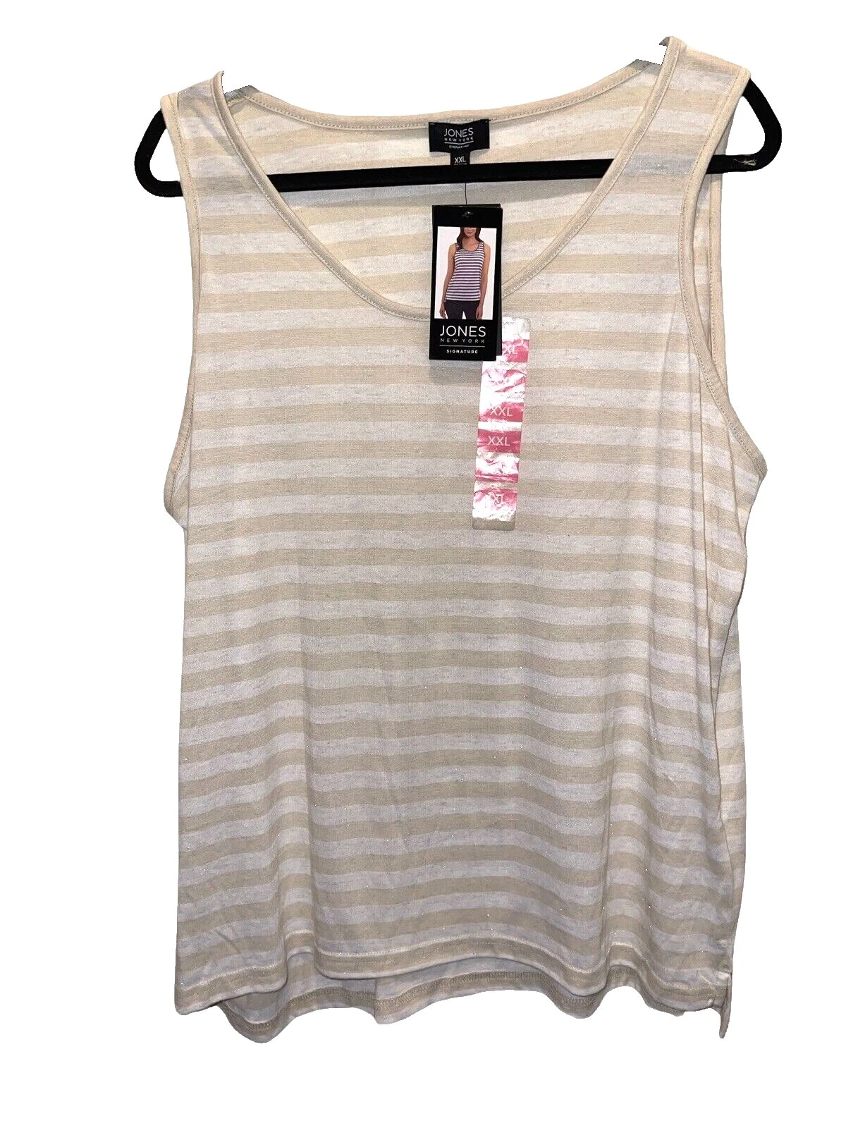 Jones New York 条纹背心女