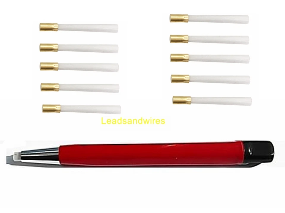 Fibre Carbon Fibreglass Pen Pencil Abrasive Cleaning Electronics +10 Refill's