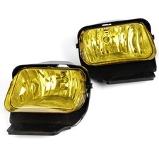 Fog Lights Yellow w Bulbs for Chevy Silverado Avalanche 1500 2500 2002 2006