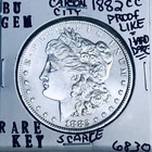 1882 CC BU GEM MORGAN SILVER DOLLAR UNC MS+++ U.S. MINT RARE KEY COIN 6830