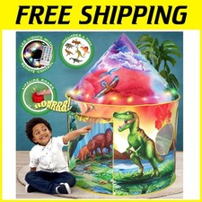 Exciting Kids Tent with Lifelike Dinosaur Roar Button