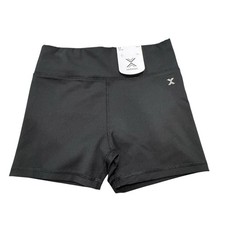 Xersion Little Big Kid Girls Stretch Fabric Mid Rise Pull-On Shorts black