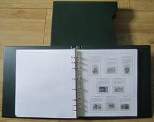 ALBUM EDITIONS AV - VERT + BOITIER - FRANCE 1990 - 1995 - POCHETTES INTEGREES