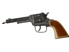 GABRIEL TOY CAP GUN PISTOL PRETEND PLAY DIE CAST METAL RANGER WESTERN COWBOY vtg