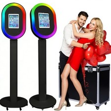 Photo Booth Selfie Station Photobooth Machine RGB Ring Light for Parties Rental