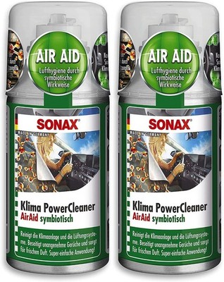 2x SONAX KlimaPowerCleaner AirAid 100 ml Klimaanlagenreiniger