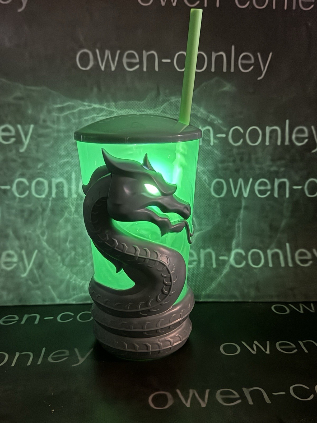 NEW Mortal Kombat 2 Movie Light Up Dragon Cup. Ships NOW!