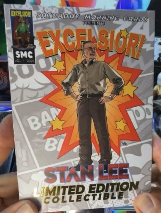 Saturday Morning Cards Stan Lee The King Stars Variation 31/100 Artist Box Auto