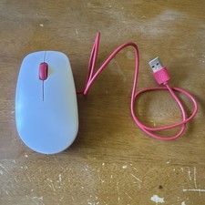 Raspberry Pi RPI-MOUSE Wired USB Optical Mouse 1000 DPI 3-Button Red/White