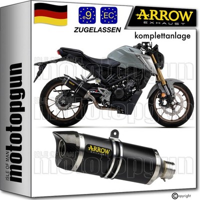 ARROW KOMPLETTANLAGE OP THUNDER ALUMINIUM SCHWARZ C HONDA CB 125 R 2023 23