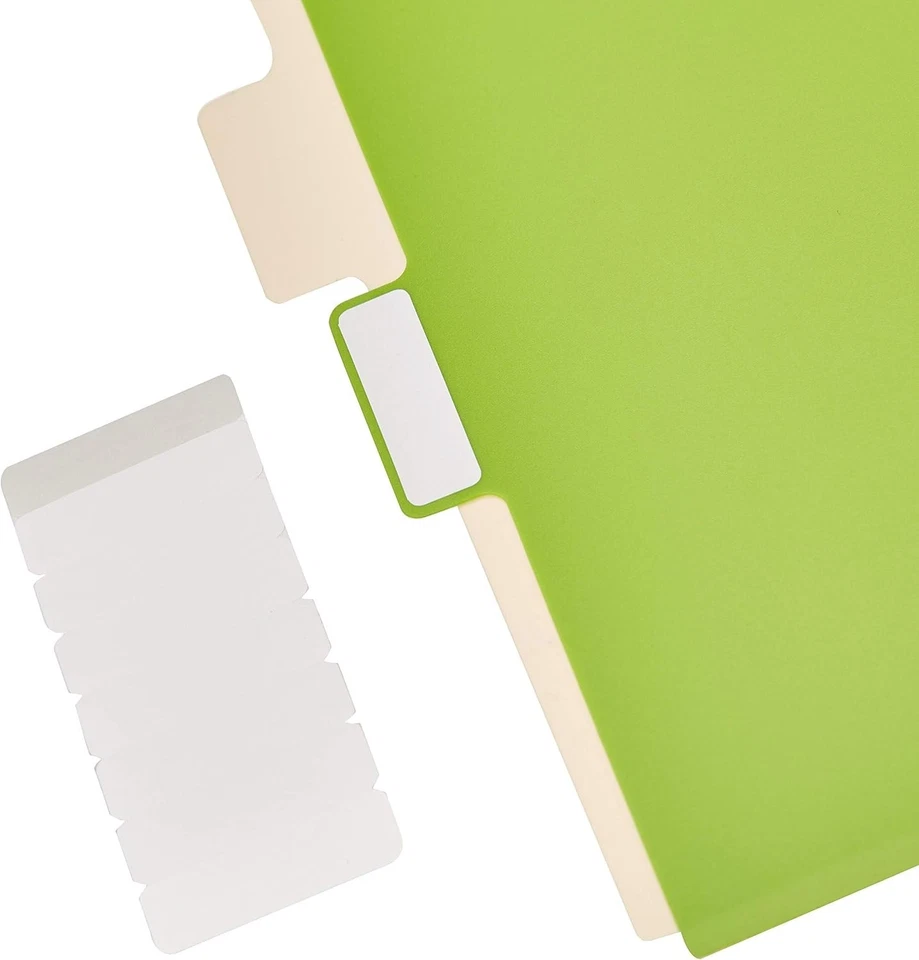 Durable Multicolor 3-Ring Binder Plastic Divider Set with Tab Labels, 3-Hole Pun - Image 2 of 4