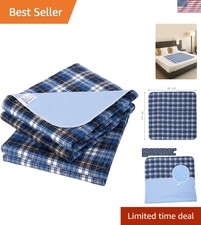 Non-Slip Bed Pads for Incontinence Washable 36" x 34" 2 Pack,Waterproof Bed P...