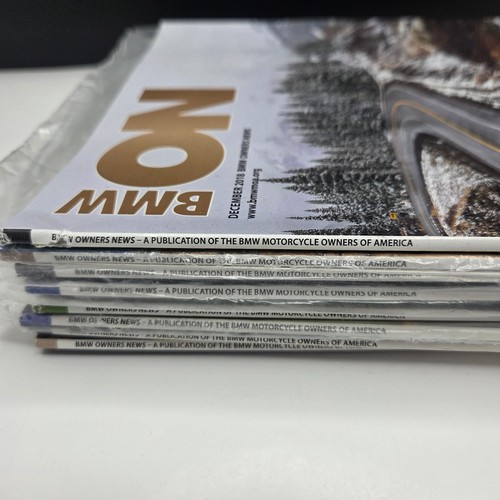 BMW Owners News Magazine Lot 2018 Motorcycle MOA 9 Issues Motorrad Touring G5