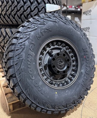17'' Black Rhino Armory Wheels 37'' MT Mud Tires 8x6.5 Hummer H1 H2