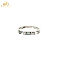 Women's Diamond Wedding Band .54 CTW 14K White Gold PBR114291 