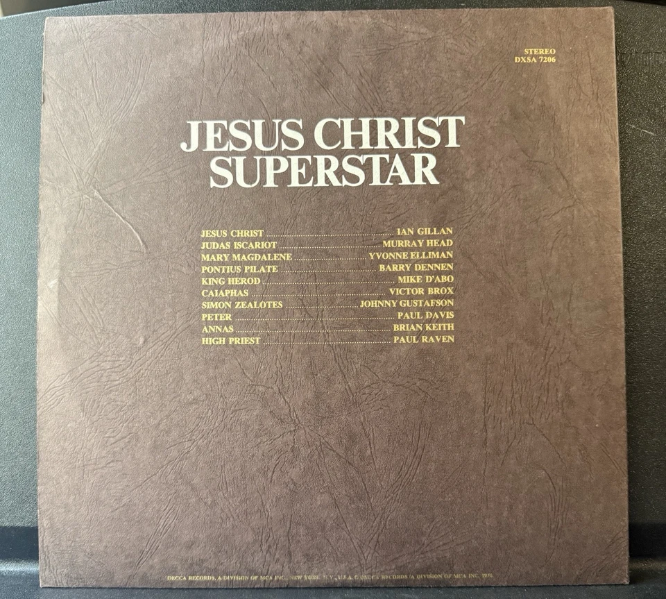 Jesus Christ Superstar Record Double LP Vinyl Album 1970 LP Rock Opera - Image 2 of 4