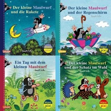 Maxi-Pixi-4er-Set 117: Neue Abenteuer mit dem kleinen Maulwurf (4x1 Exemplar)...