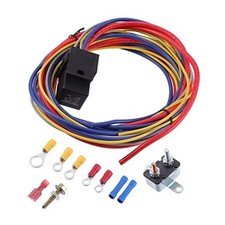 1 Set Universal Electric Fuel Pump Relay Kit Fuel Pump Wiring Harness 30 AMP