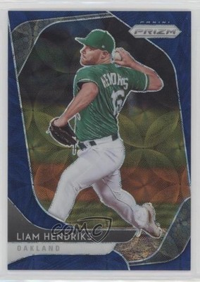 2020 Panini Prizm Navy Blue Kaleidoscope Prizm 32/35 Liam Hendriks #65 0c2