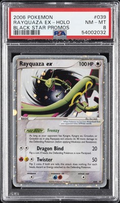 2006 POKEMON BLACK STAR PROMOS #039 RAYQUAZA EX-HOLO PSA 8 | eBay