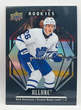2022-23 Upper Deck Allure NICK ABRUZZESE Rookie Black Rainbow Maple Leafs #122