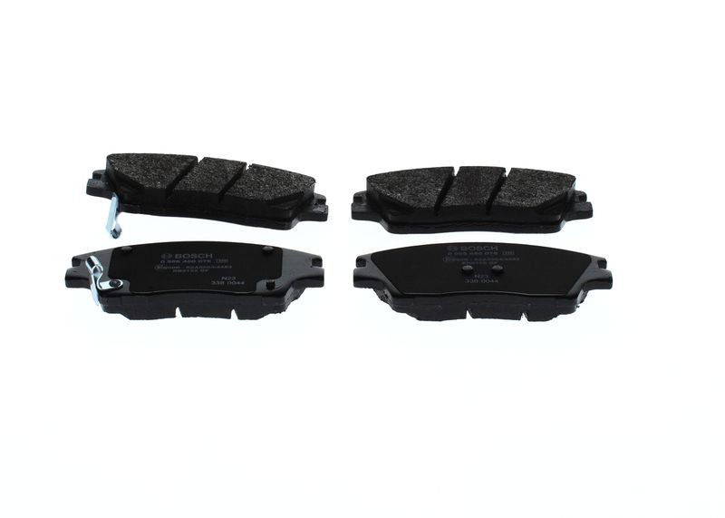 Kit plaquettes de frein BOSCH 0986460076 haute endurance pour HYUNDAI
