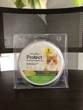 Adjustable Flea Tick Collar for Cats 38cm 8 Month Protection Natural