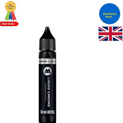 Vielseitige 30ml Flüssigchrom Nachfülltinte - Deckend und langlebig für alle Oberflächen