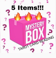 Mystery Box Full Tarot, 5 Items Included, 1 Tarot Reading & 4 Bonus Surprises
