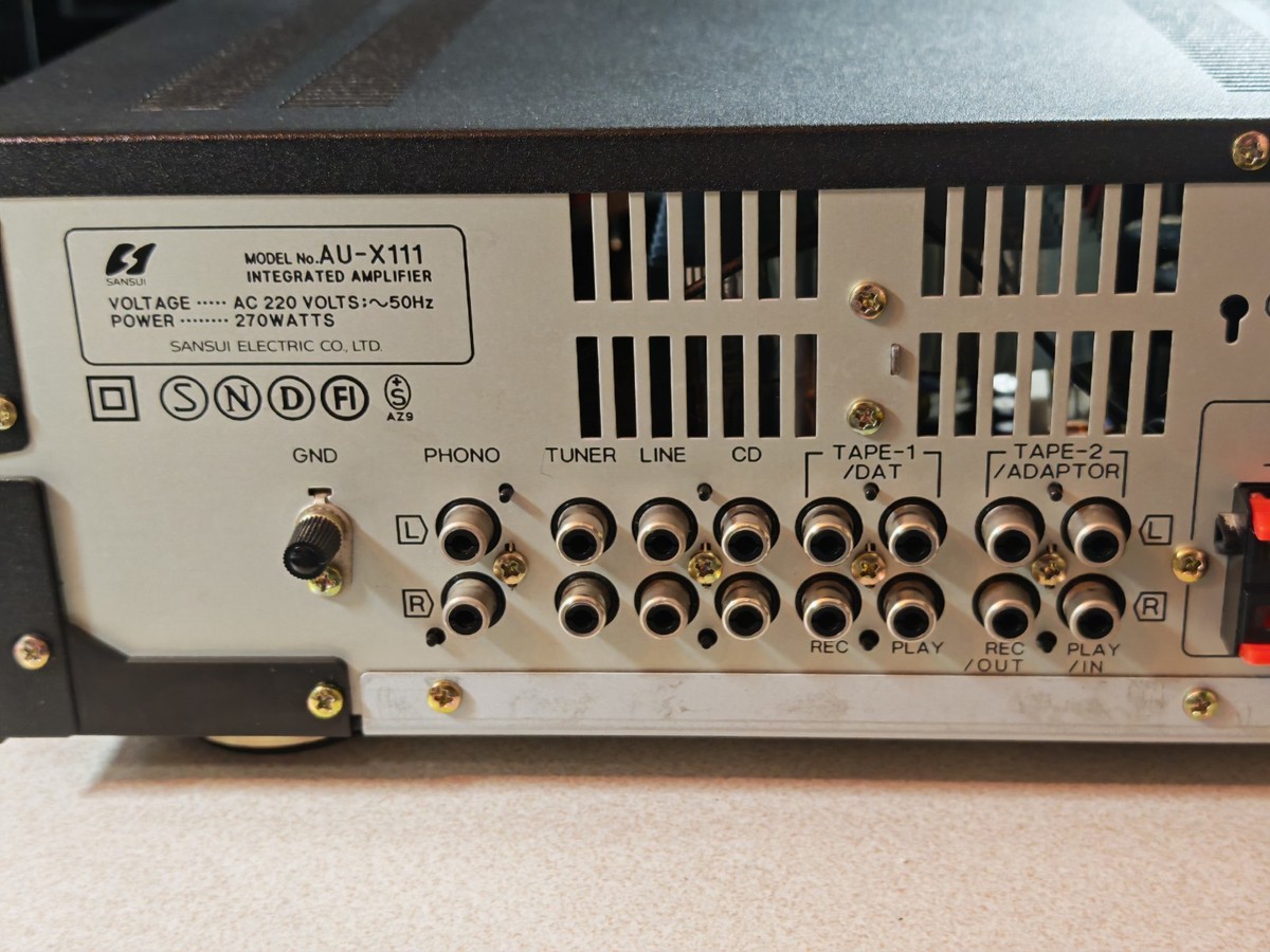 Sansui AUX11 AU X11 Super Integrated Amplifier Top Vintage RARO