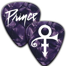 Prince Logo Purple pearl Signature Plectrum Guitar Pick