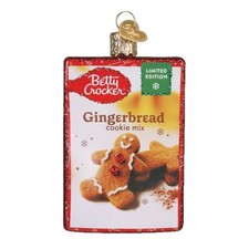 Old World Christmas Glass Ornament for Christmas Tree, Betty Crocker Cookie Mix