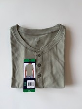 Gap Mens XL Green Henley NWT