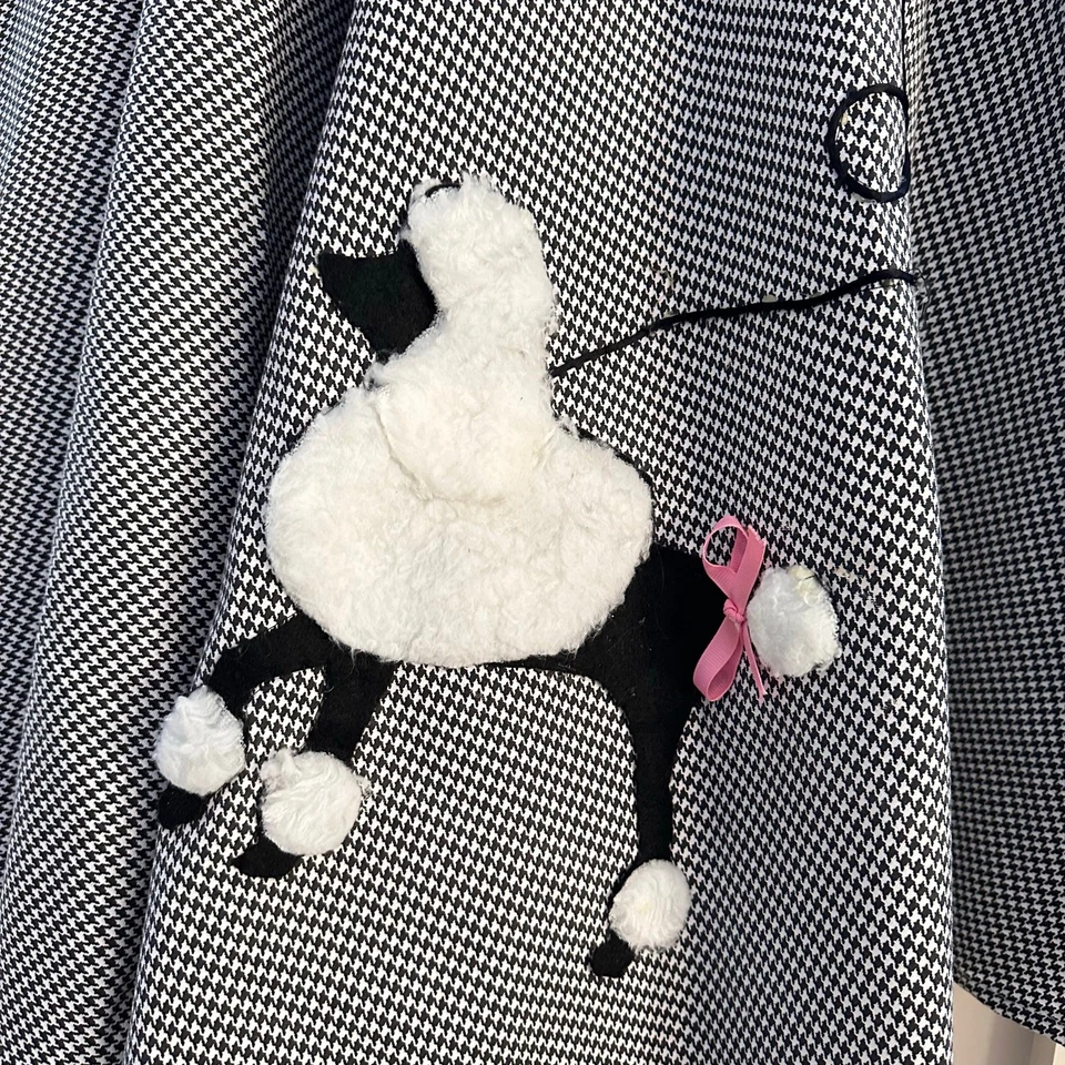 Conjunto de 8,5 zapatos retro de falda y silla de montar de caniche de la década de 1950 disfraz de hop para mujer pequeño” Foto 2 de 4