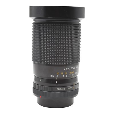 Objektiv Zoom Exakta MC Macro 3.8-5.6 28-200mm 28-200 mm kompatibel für Canon FD