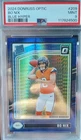 2024 Panini Donruss Optic - Rated Rookie Bo Nix #209 Blue Hyper Prizm (RC)