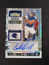 2023 PANINI CONTENDERS COLTON DOWELL CRACKED ICE RC TICKET AUTO 08/23