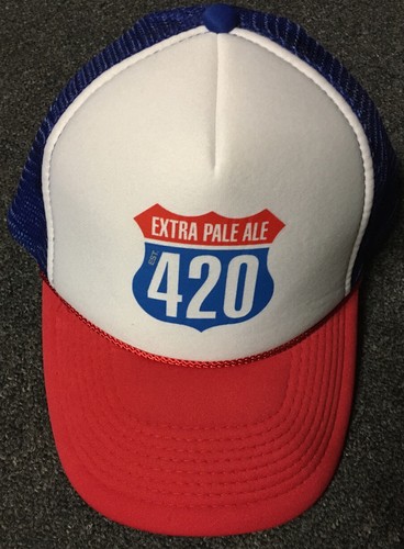 Cappello da camionista vintage anni '90 Sweetwater 420 Extra Pale Ale Promozionale Erbaccia Fumatore Birra Biker