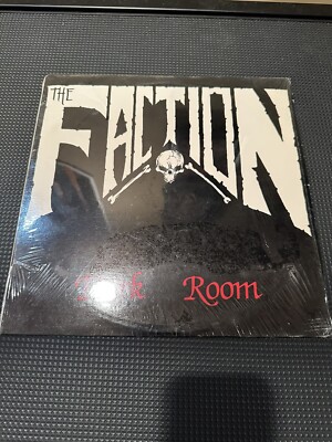 The Faction   Dark Room LP Red Label 1985 I M Records with Lyric insert