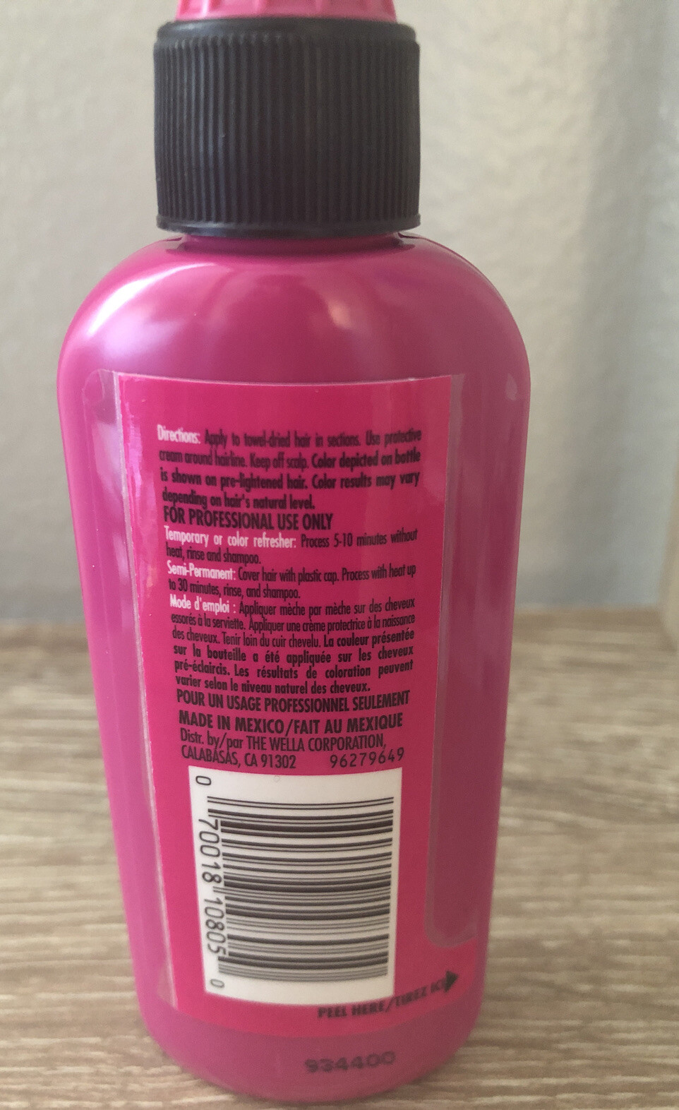 Clairol Jazzing Temporary Hair Color 3 oz. #50 Fusha Plum   