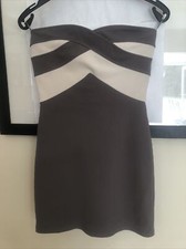 🌼TOPSHOP Bodycon Dress Size UK 10 Stretch  Strapless. GORGEOUS ON! Ex Con 🌼