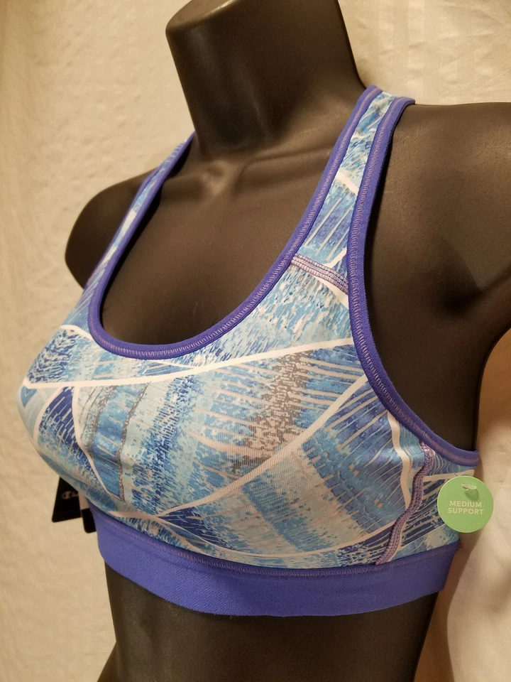 Champion Women's Size XS XSmall Sports Bra Medium Support Fitness Yoga Racerback - Image 2 of 4