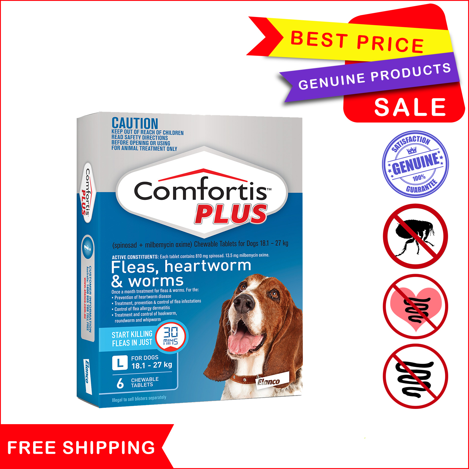 comfortis for dogs best price