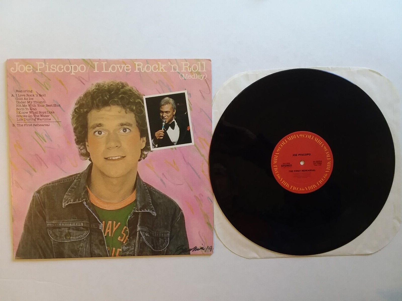 I Love Rock N Roll -- Joe Piscopo, vinyl EP 1982 Columbia VG+